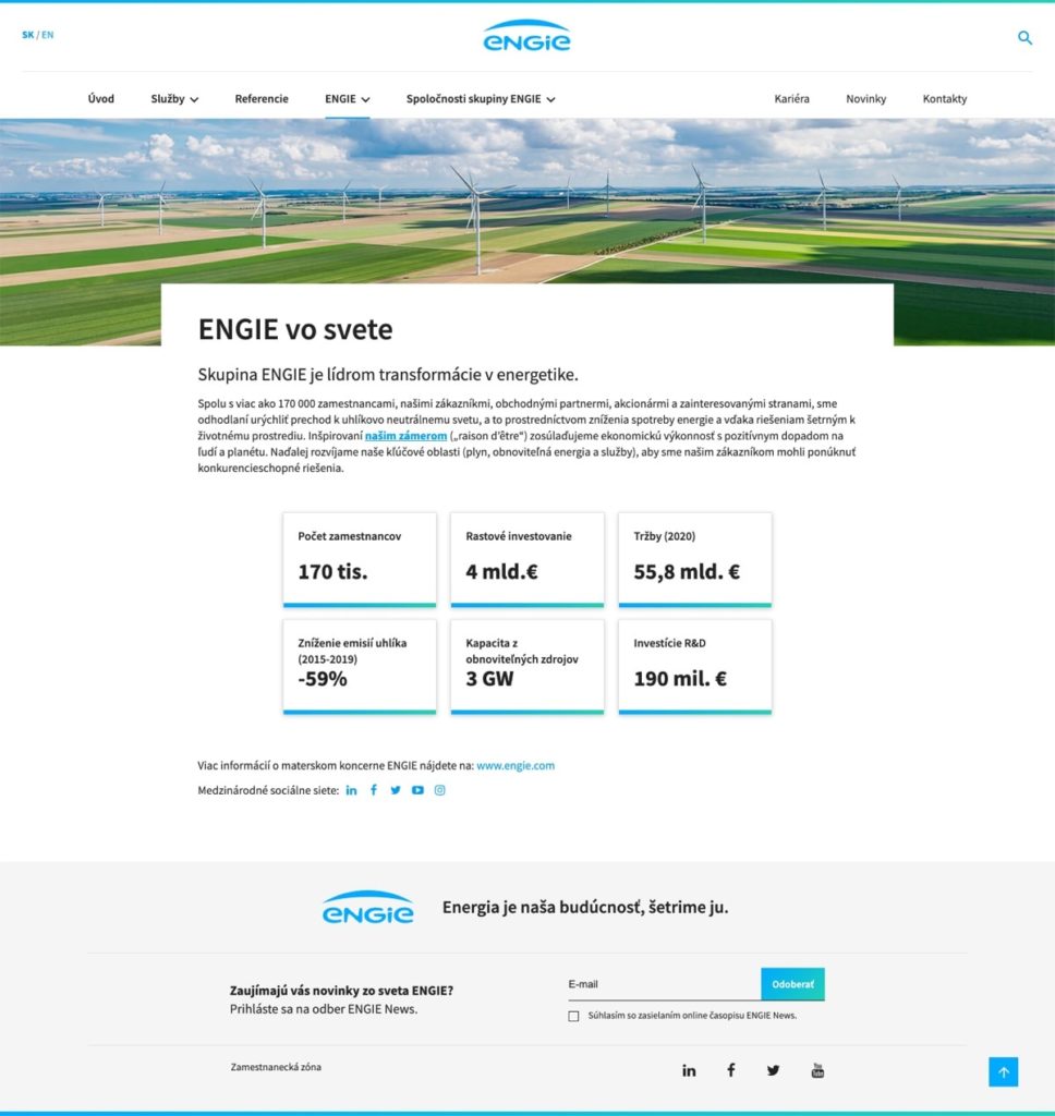 Web Engie - Digitálna Agentúra +421 Studio